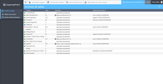 Descripción general del espacio de trabajo de Automation Manager