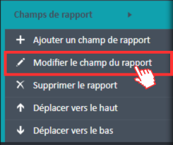 Module Gestionnaire de paramètres en haut de l'écran ExpensePoint