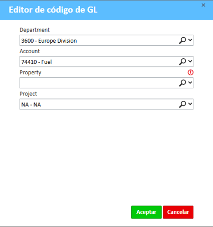 Ventana del editor de código GL