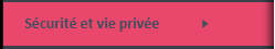 Menu Sécurité et confidentialité