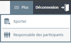 Module Xporter en haut de la fenêtre ExpensePoint, sous « Plus »