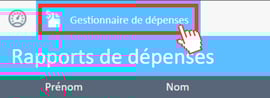Module Gestionnaire de dépenses sélectionné dans ExpensePoint