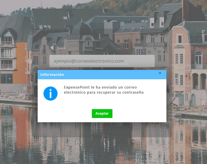 ha olvidado su contrasena notification