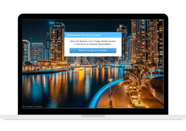 mot de passee change notification