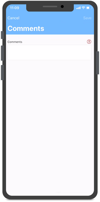 Fenêtre de commentaires