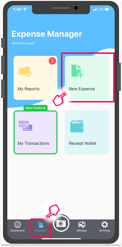 New Expense