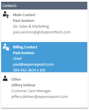 A screenshot of a contact list

Description automatically generated