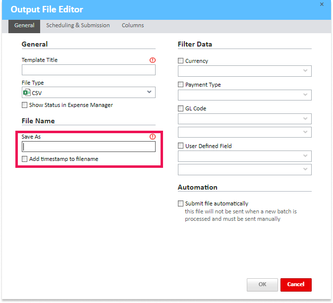 CSV File Type