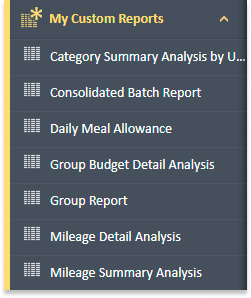 My Custom Reports