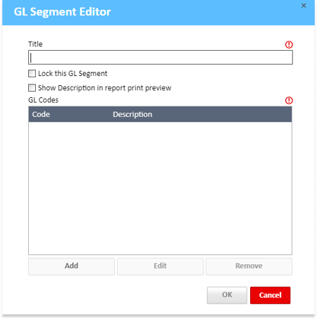 GL Segment Editor window